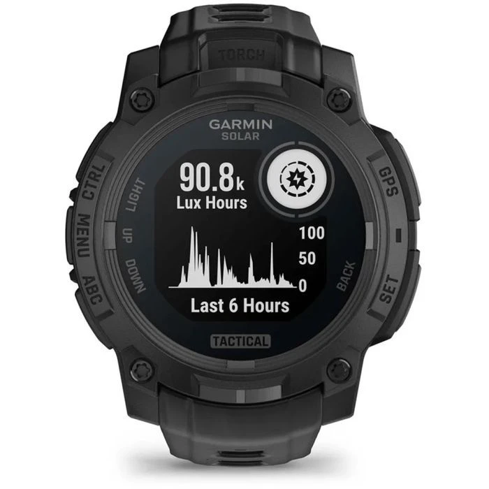 Смарт-годинники Garmin Instinct 3, Tactical, Solar, 45mm, Black, GPS смарт-годинник (010-02934-50) (UA)