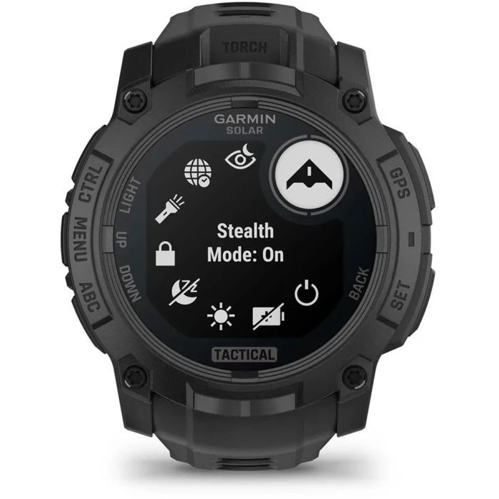 Смарт-часы Garmin Instinct 3, Tactical, Solar, 50mm, Black,GPS смарт-годинник (010-02935-50) (UA)