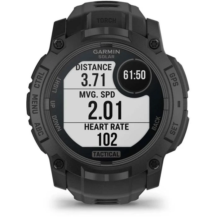 Смарт-часы Garmin Instinct 3, Tactical, Solar, 50mm, Black,GPS смарт-годинник (010-02935-50) (UA)
