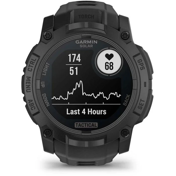 Смарт-часы Garmin Instinct 3, Tactical, Solar, 50mm, Black,GPS смарт-годинник (010-02935-50) (UA)