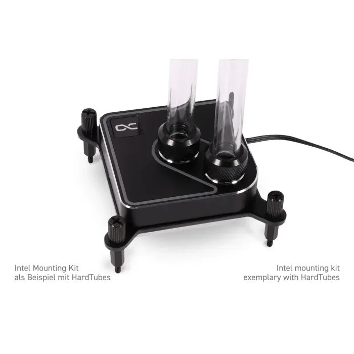 Водоблок Alphacool Core 1 Aurora Black - AM4 / AM5 Intel LGA 1700 / LGA 1851 (13446) (UA)