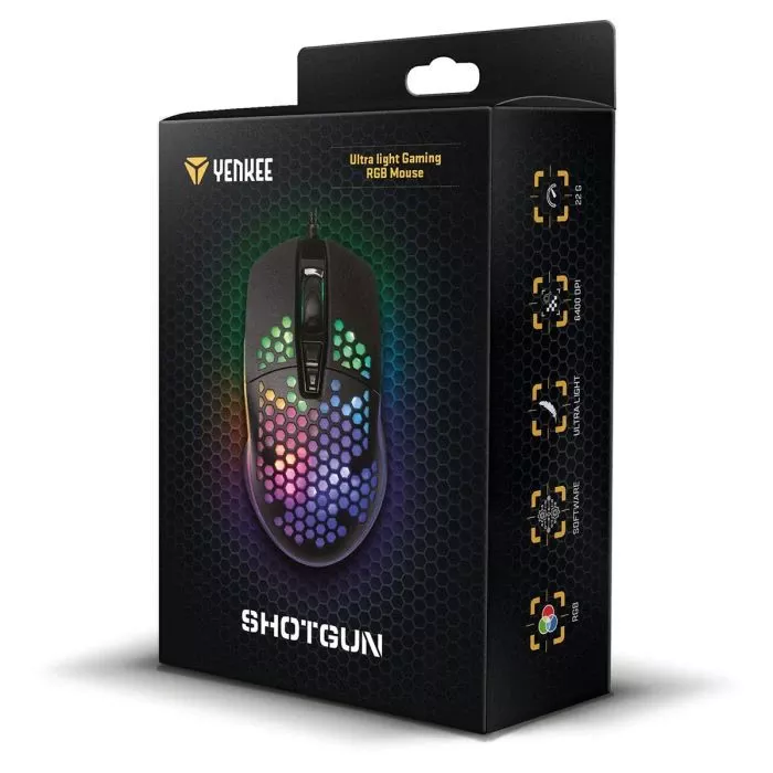 YENKEE YMS 3030BK Shotgun USB Black (45015501) (UA) ; Підключення: провідне;