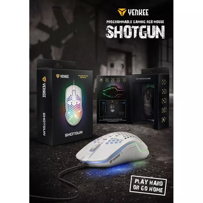YENKEE YMS 3030WE Shotgun USB White (45015502) (UA)