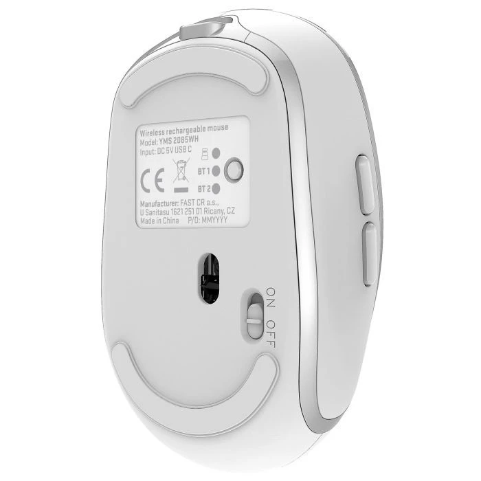 YENKEE YMS 2085WE Noble Wireless/Bluetooth White (45019715) (UA) ; Підключення: бездротове;