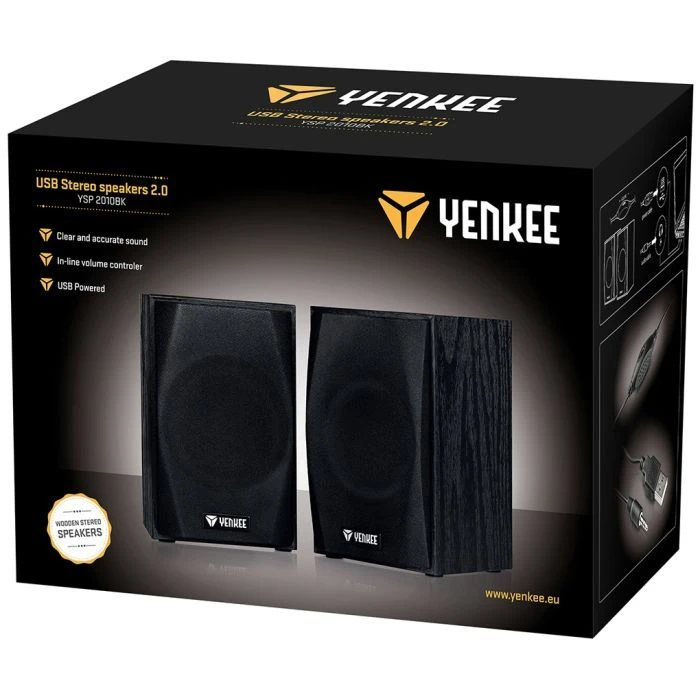 YENKEE YSP 2010BK USB Black (45011776) (UA) ; Інтерфейси: USB; Потужність