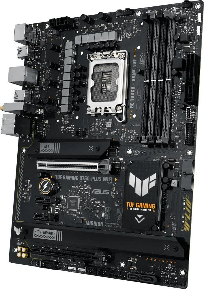 ASUS TUF GAMING B760-PLUS WIFI (EU) Бренд: ASUS; Тип роз'єму CPU: Socket 1700;