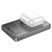 Power Bank Hoco Q26A 10000mAh PD/QC 20W USB-C 3in1 MagSafe (metal gray)