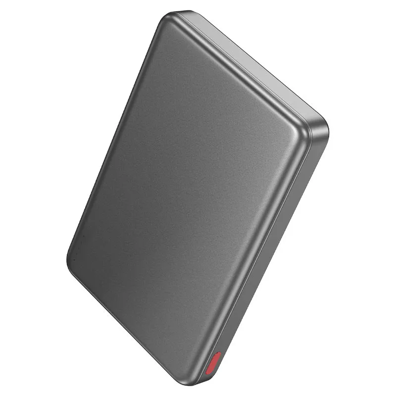 Power Bank Hoco Q26A 10000mAh PD/QC 20W USB-C 3in1 MagSafe (metal gray)