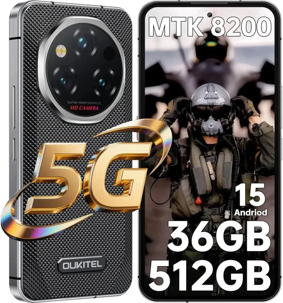 OUKITEL WP210 12/512GB Black (6941749819949) (UA) Бренд: Oukitel; Линейка: WP210;