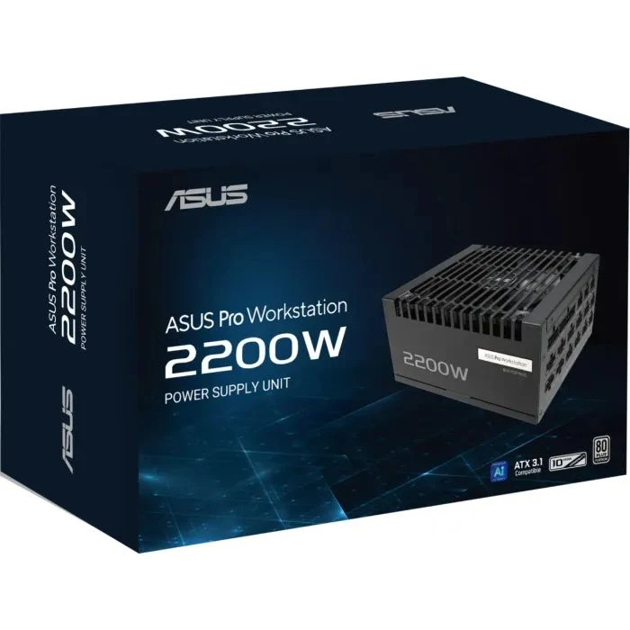ASUS 2200W PRO-WS-2200P (90YE00Z1-B0NA00) (UA) Мощность: 2200 Вт; Модуль PFC: