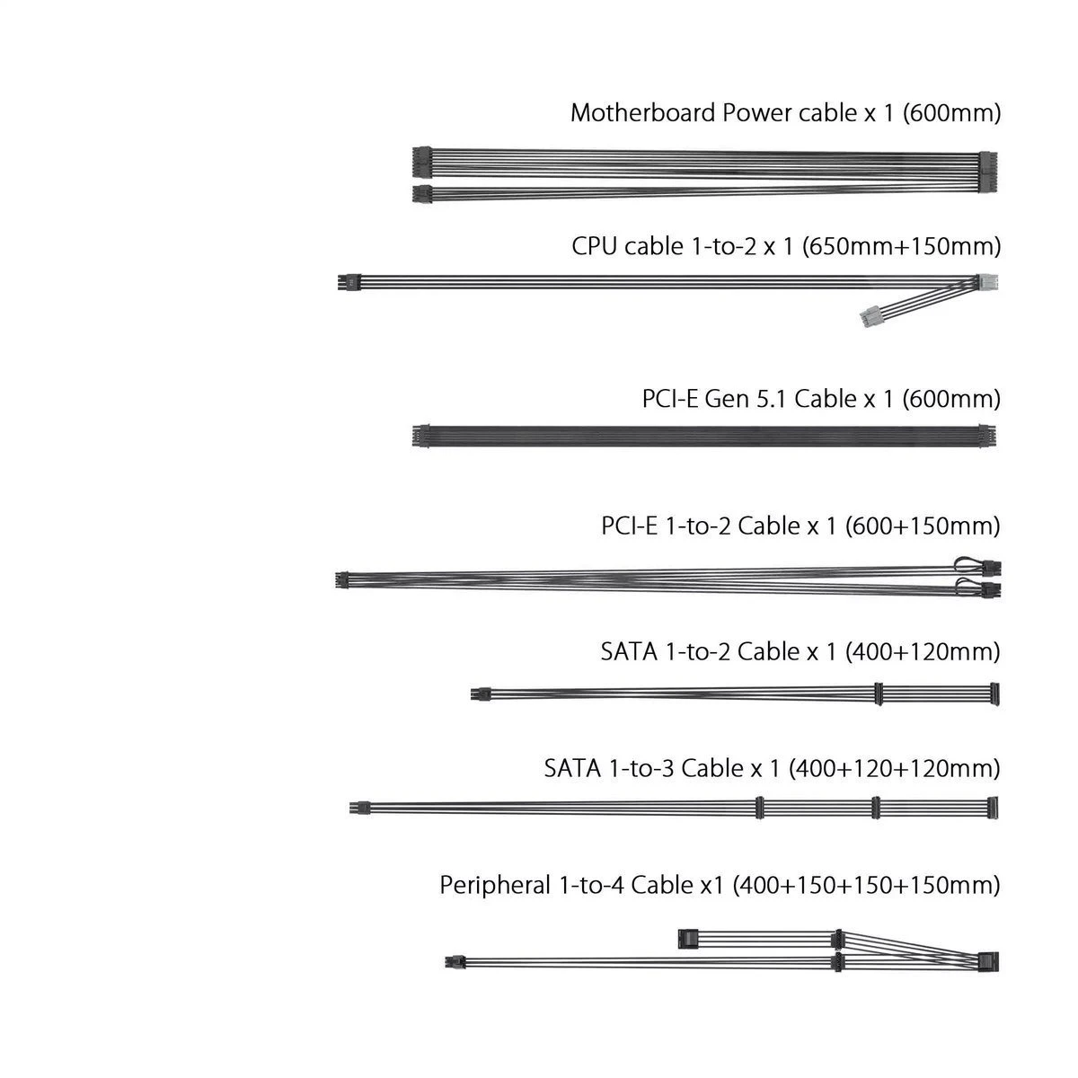 Asus Prime 750W Gold (90YE00U3-B0NA00) (UA) Форм-фактор: ATX; Потужність: 750 Вт;