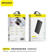 Awei P5K 10000mAh Black (6954284094009) (UA)