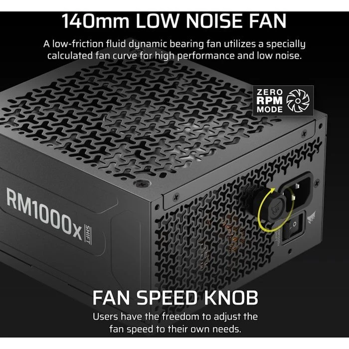 Corsair 750W RM750x Shift ATX 3.1 (CP-9020298-EU) (UA) Стандарт БП: ATX; Мощность: 750 Вт;
