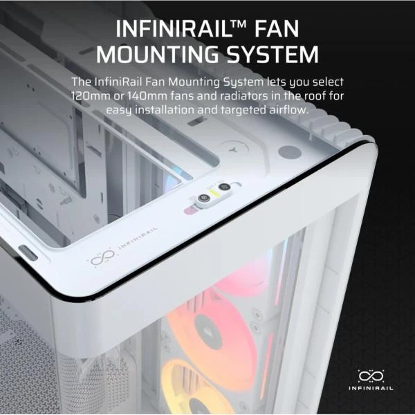 Corsair Frame 4500X LX-R RGB iCUE Link White (CC-9011317-WW) (UA)