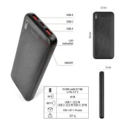 EMOS 10000mAh AlphaQ3, 22.5W, black (B0571B) (UA)