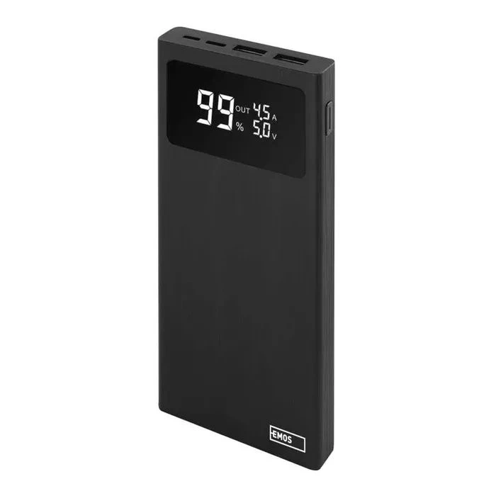 EMOS 10000mAh BETAQ 10, 22.5W, black (B0531B) (UA) Ємність: 10000 mAh; Призначення: для