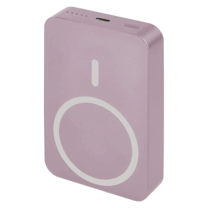 EMOS 10000mAh WI1046, 20W, Wireless, salmon (B0551S) (UA) Ємність: 10000 mAh; Призначення: для