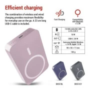 EMOS 10000mAh WI1046, 20W, Wireless, salmon (B0551S) (UA)