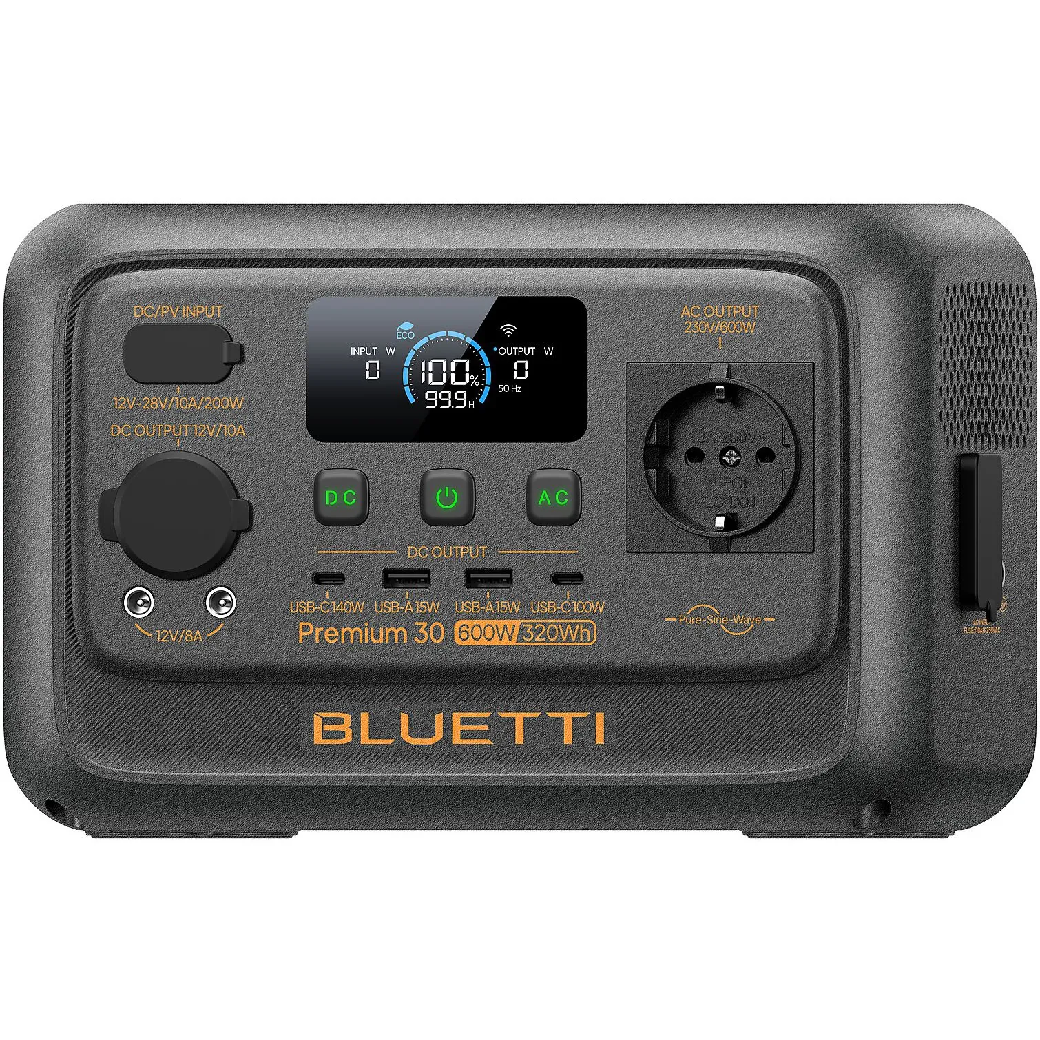 Зарядная станция Bluetti Premium 30 V2, 600W, 320Wh_OEM (UA)