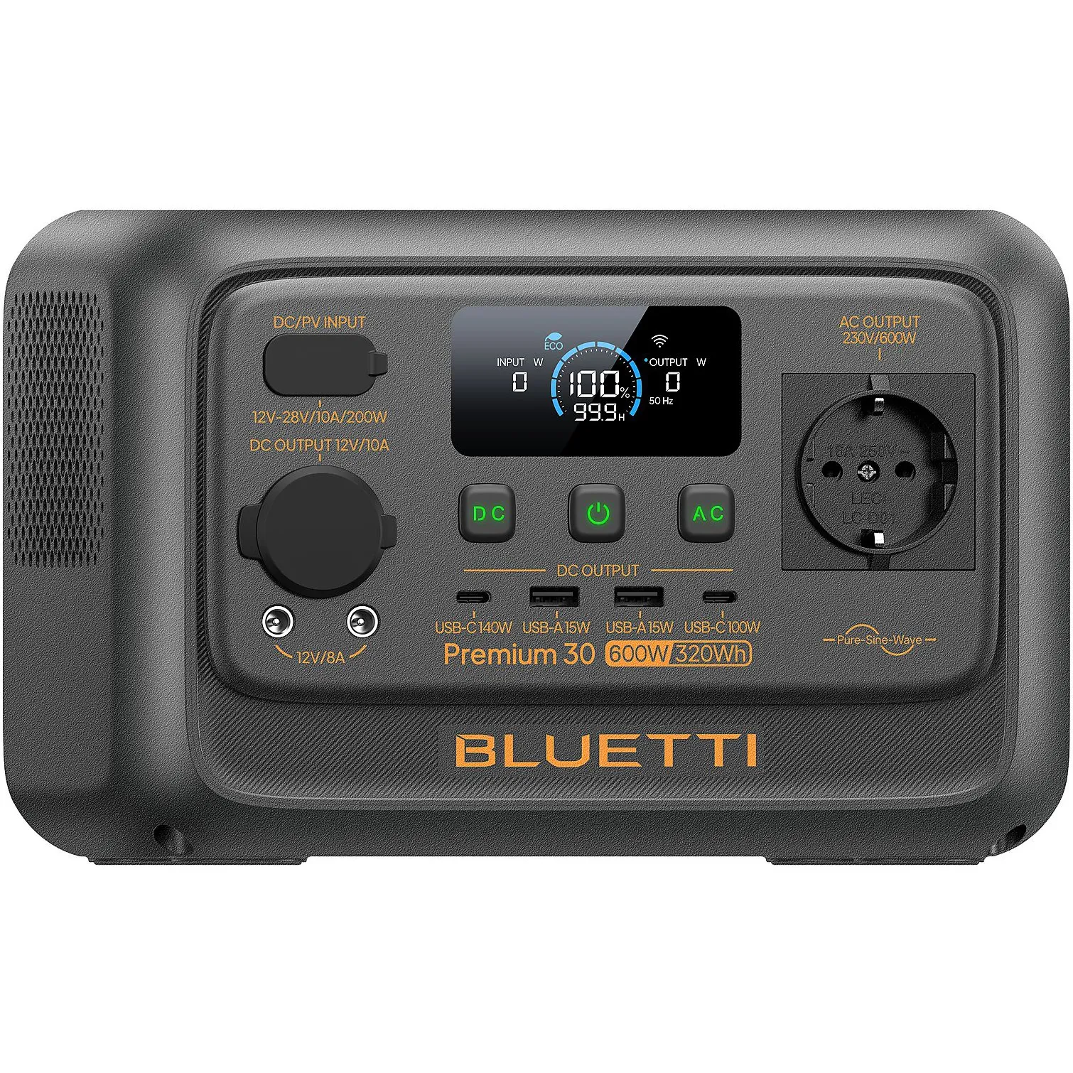 Зарядная станция Bluetti Premium 30 V2, 600W, 320Wh_OEM (UA)
