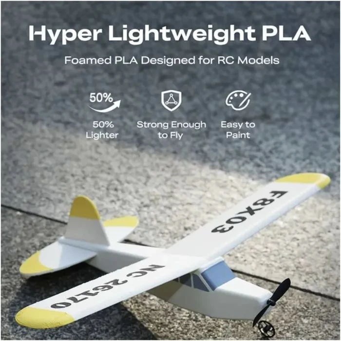 Пластик для 3D-принтера Creality PLA Hyper Lightweight 1кг, 1.75мм, Чорний (3301010556) (UA) Тип пластику: PLA; Діаметр: 1.75 мм;