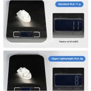 Пластик для 3D-принтера Creality PLA Hyper Lightweight 1кг, 1.75мм, Білий (3301010555) (UA)