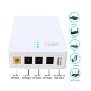 RCI для роутера WGP 27W вх:5.5x2.1, вих:5.5x2.5 12V/2A, 9V/1A, USB (UPS302 / 560580) (UA)