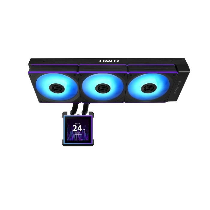 Система рідинного охолодження Lian Li HydroShift II LCD-S 360CL Black (G89.GHS2LCDS36CB.00) (UA)