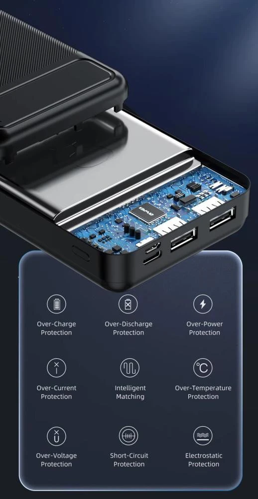 Awei P5K 10000mAh Black (6954284094009) (UA)