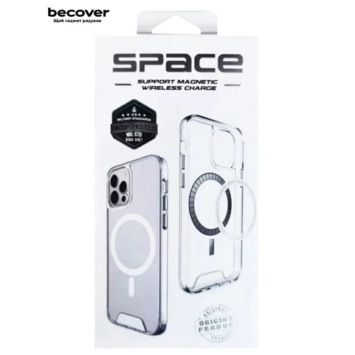 Чохол для мобільного телефону BeCover Space Case Apple iPhone 17e Transparent (715143) (UA)