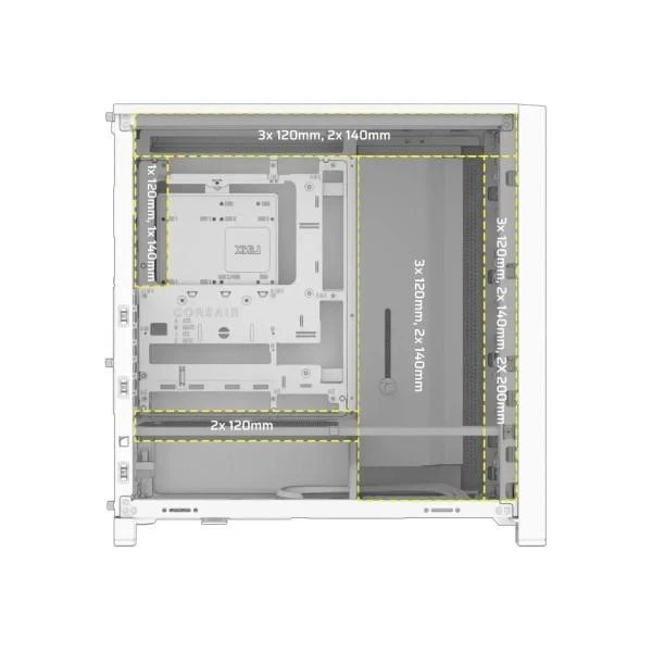 Corsair Frame 4000D RS ARGB White (CC-9011297-WW) (UA)