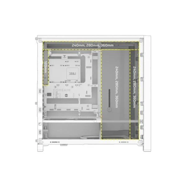 Corsair Frame 4000D RS ARGB White (CC-9011297-WW) (UA)