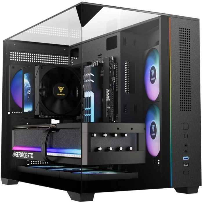 Gamdias ATLAS M3M (4711514503807) (UA) Типорозмір: Microtower; Спосіб