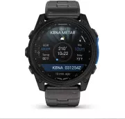 Garmin D2 Mach 2 51mm Carbon Gray DLC Titanium w. Vented Titanium Bracelet (010-02905-31) (UA)