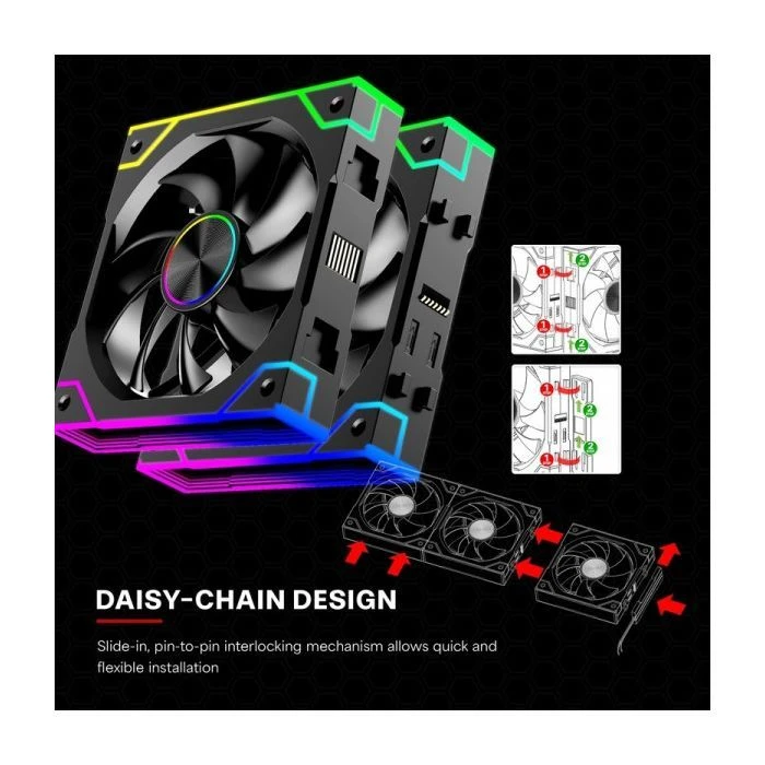 Кулер для корпусу Xilence XF072 (UA)