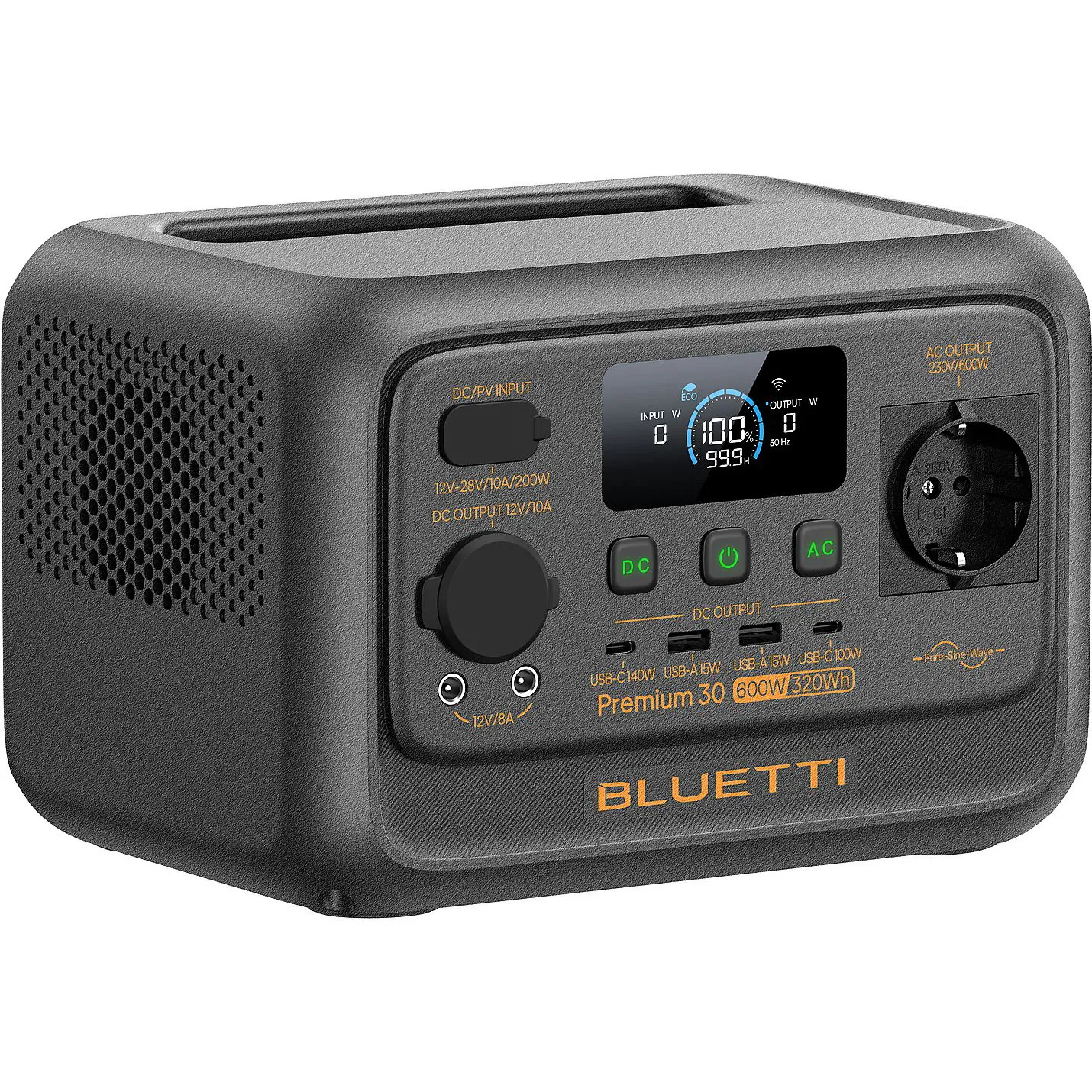 Зарядная станция Bluetti Premium 30 V2, 600W, 320Wh_OEM (UA)