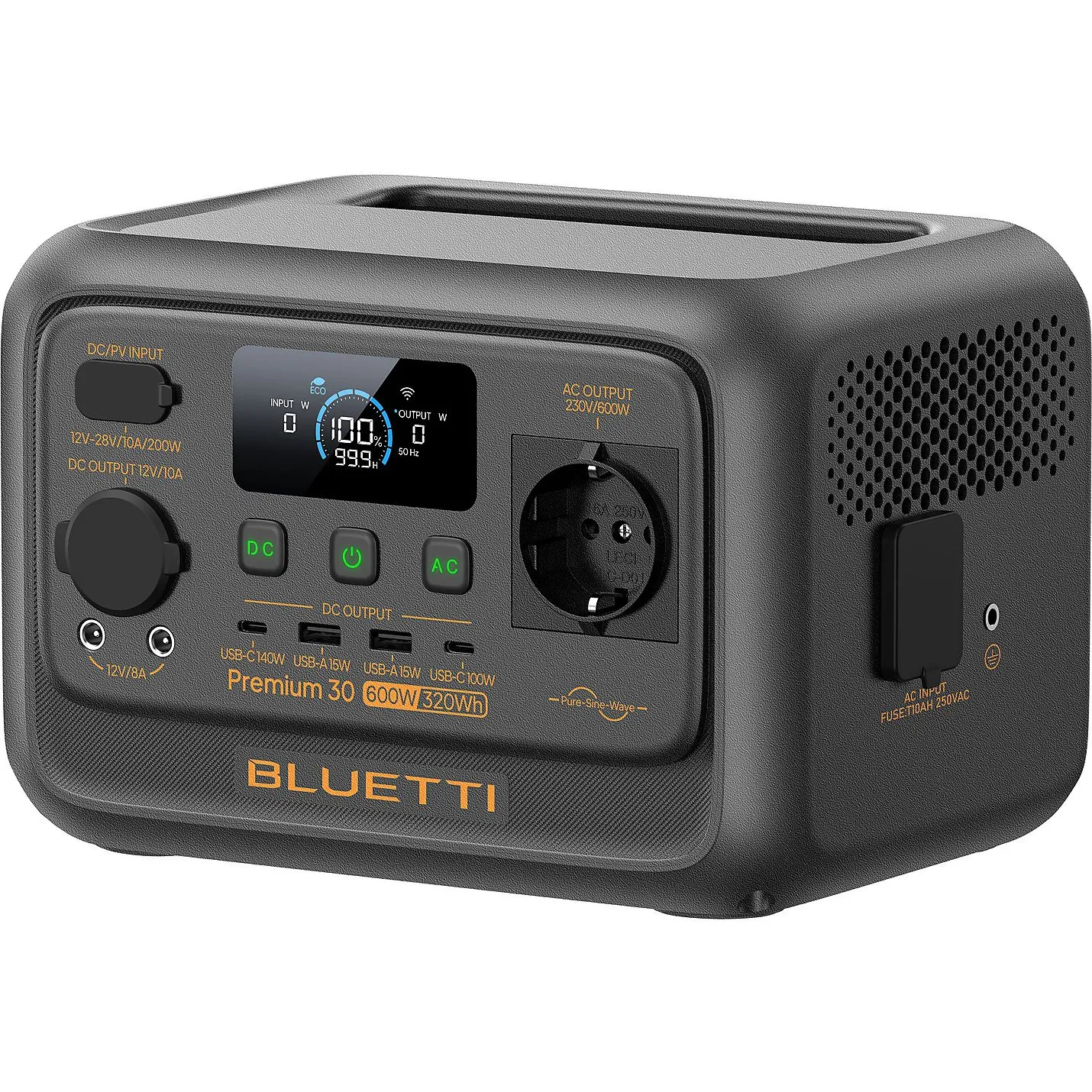 Зарядная станция Bluetti Premium 30 V2, 600W, 320Wh_OEM (UA)