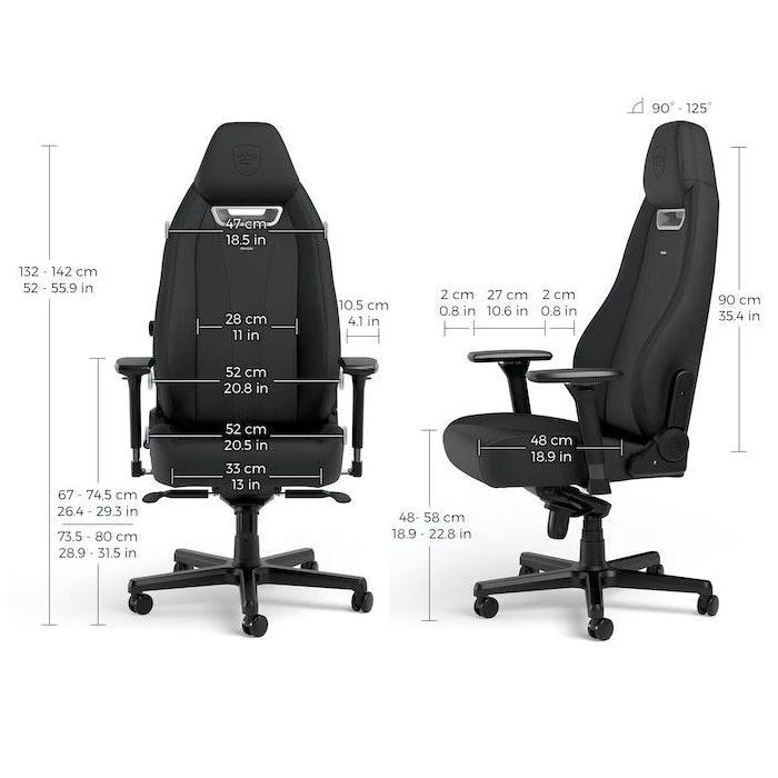 Noblechairs LEGEND Black (NBL-LGD-GER-BED) (UA)