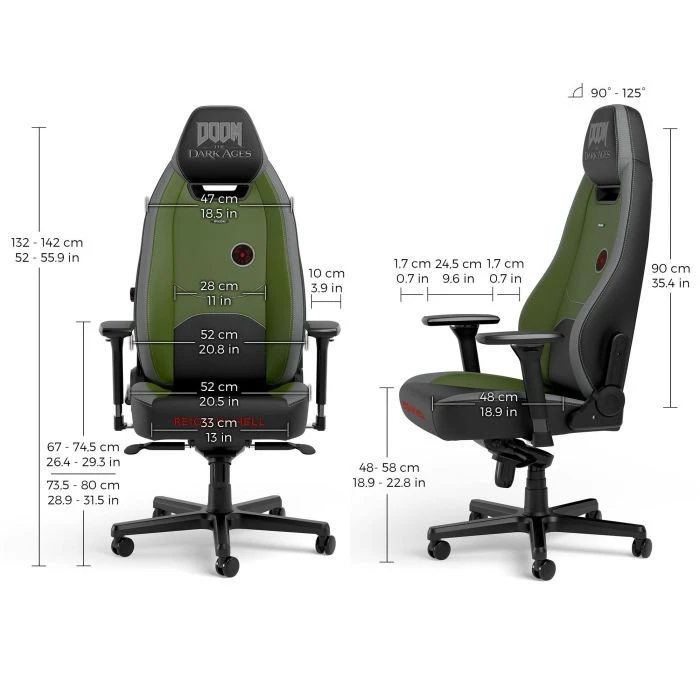 Noblechairs LEGEND DOOM Green (NBL-LGD-PU-DDA) (UA)