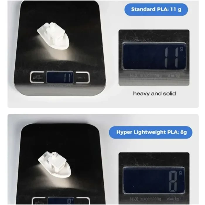 Пластик для 3D-принтера Creality PLA Hyper Lightweight 1кг, 1.75мм, White (3301010555) (UA)