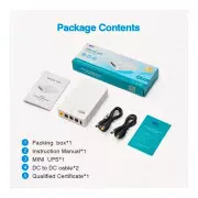 RCI для роутера WGP 27W вх:5.5x2.1, вих:5.5x2.5 12V/2A, 9V/1A, USB (UPS302 / 560580) (UA)