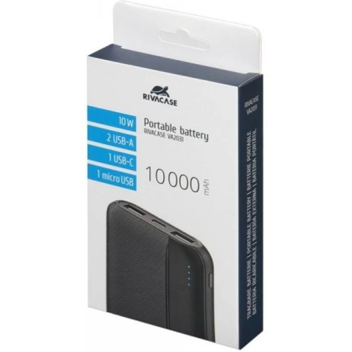 RivaCase 10000mA, 10W, black (VA2031) (UA)