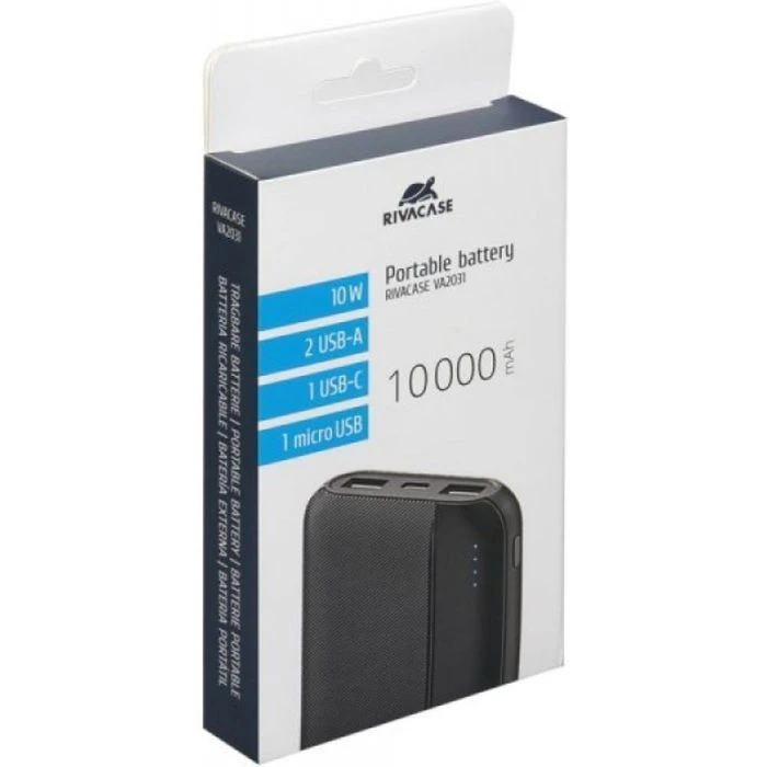 RivaCase 10000mA, 10W, black (VA2031) (UA)