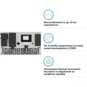 Сонячний інвертор Deye SUN-125K-PCS01HP3, 125кВт (SUN-125K-PCS01HP3) (UA)