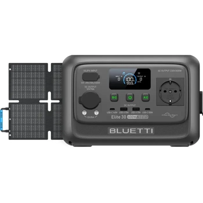 Зарядна станція BLUETTI Elite 30 V2, 600W, 288Wh (EL30V2) (UA)