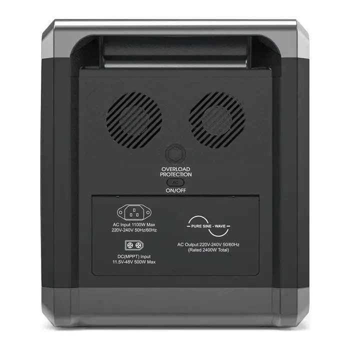 Зарядна станція SolarPlay BCQ2501 2400W 2160Wh (BCQ2501) (UA) Ємність акумулятора: 2160 Вт*год;