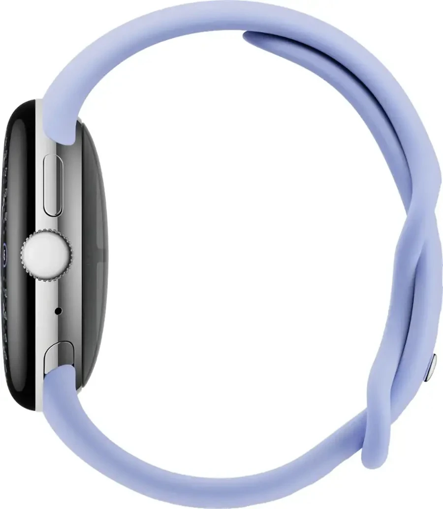 Смарт-часы Google Pixel Watch 4 41mm Wi-Fi Polished Silver Aluminum case / Iris Active Band