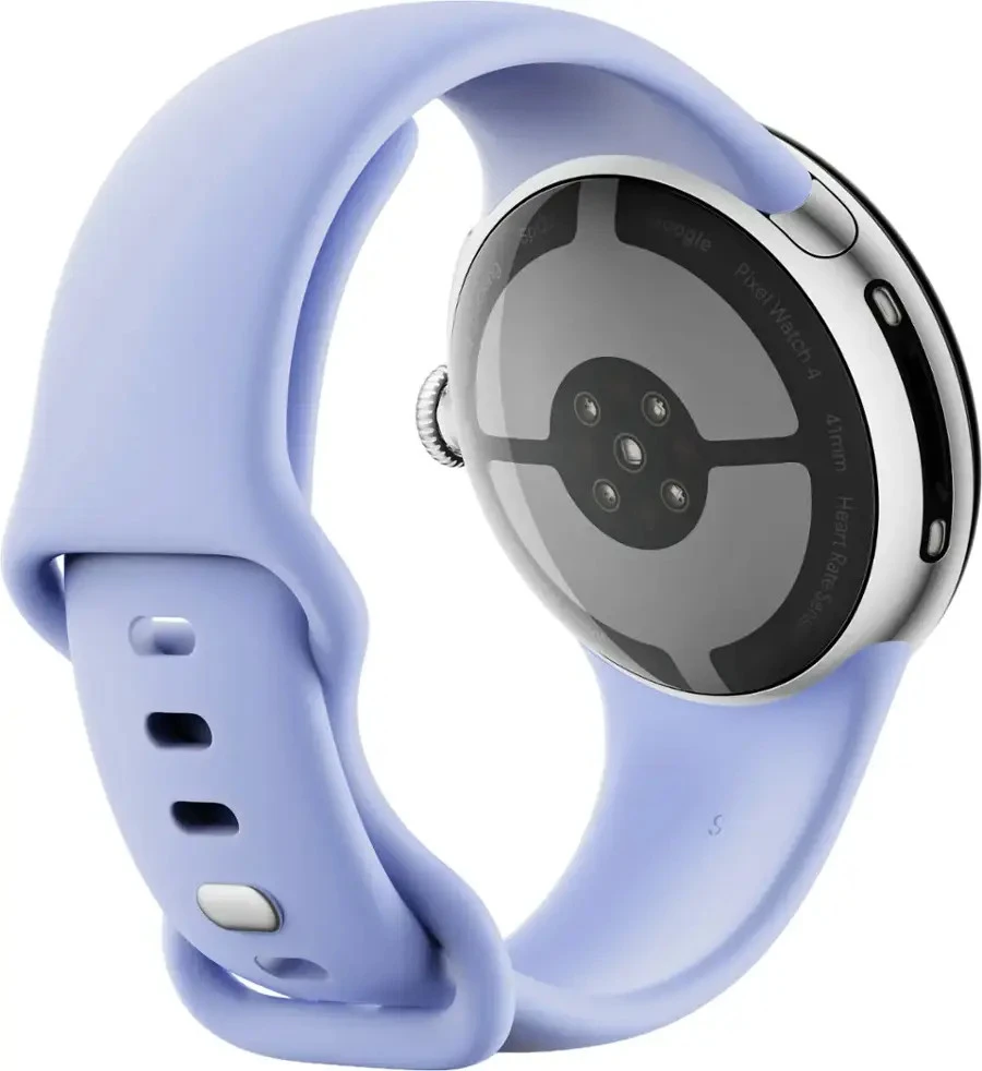Смарт-часы Google Pixel Watch 4 41mm Wi-Fi Polished Silver Aluminum case / Iris Active Band
