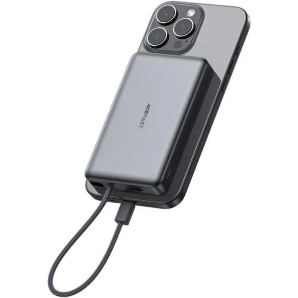 Acefast M18 Magnetic 10000mAh 22.5W Black (6974316284017) (UA)