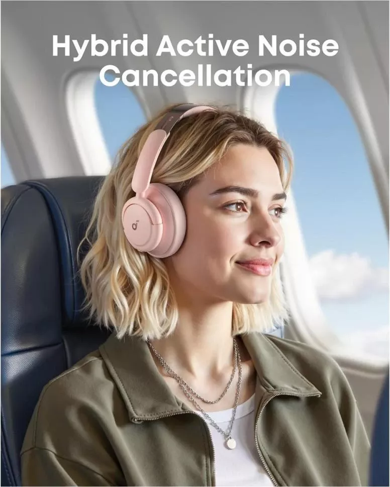 Наушники с микрофоном Anker SoundCore Life Q30 v2 Sakura Pink (A3028353)